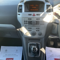 Vauxhall Zafira exclusiv 7 seater